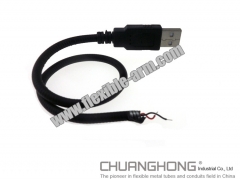 USB Connector with Gooseneck