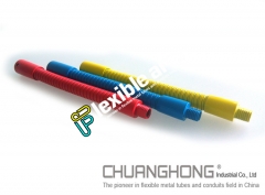 Flexible color painted gooseneck tube