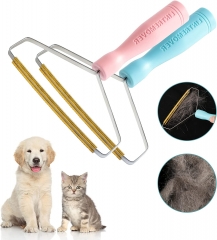 2PC/PACK Dog Lint Removedor Reutilizável Removedor de cabelo de gato Multi Fabric Edge e Raspador de Tapete por Fácil Removedor de Cabelo de Estimação