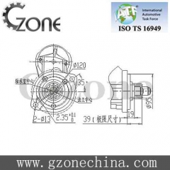 Komatsu Starter Replacement for Komatsu 4D95