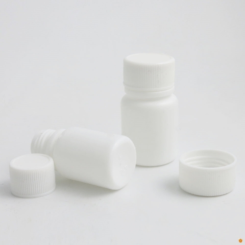250pcs 10ml HDPE Empty Clear Pharmaceutical Plastic Pill Tablet Packaging Bottle Pill Tablet Holder Storage Container