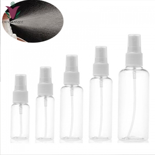 Freeship 50pcs/lot 60ml PET empty refillable perfume atomizer bottle , plastic mist spray bottle container for cosmetic packaging