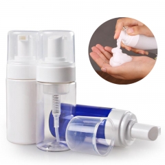 10pcs/lot 30ml HDPE White foam soap bottle, plastic refillable bottles with foaming pump