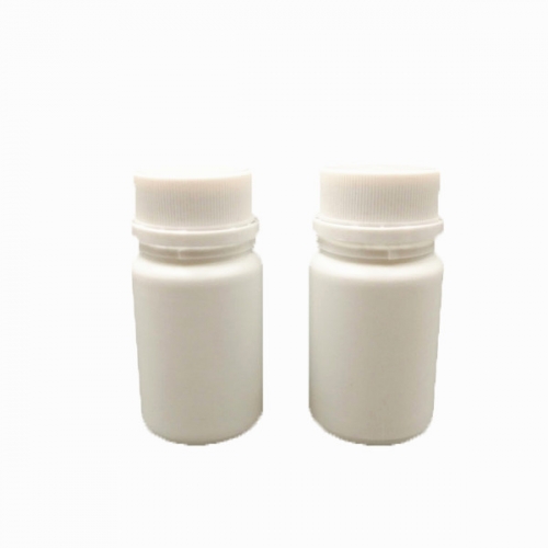 100pcs/lot 50ml 50cc HDPE plastic empty refillable medical pill bottle with Tamper Proof Cap