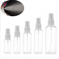 36pcs/lot 100ml PET Plastic refillable empty perfume container, clear mist spray bottle with fine sprayer