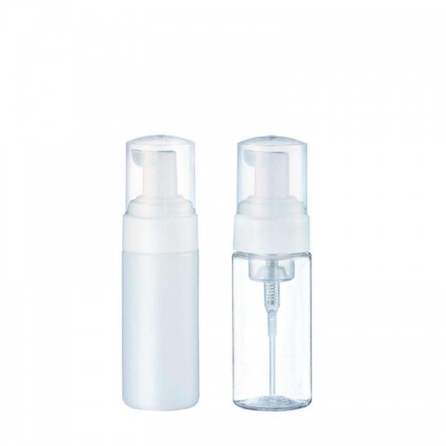 100pcs/lot 100ml PET Plastic empty Refillable bottles Foaming Soap pump bottle for cosmetic packaging