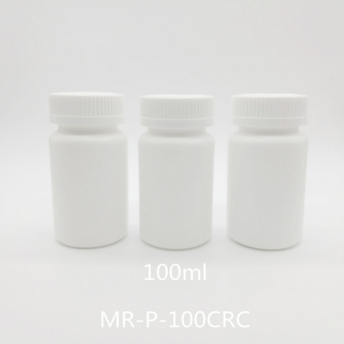 Free shipping 50pcs/lot 100ml 100cc HDPE Capsule bottle,Plastic empty pharmaceutical Pill bottle container with CRC Cap