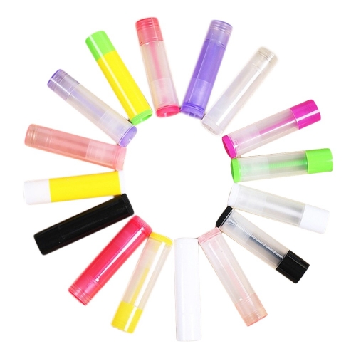 Free shipping 24pcs/lot 5ml  empty lipstick container ,  plastic lip balm container for makeup packaging