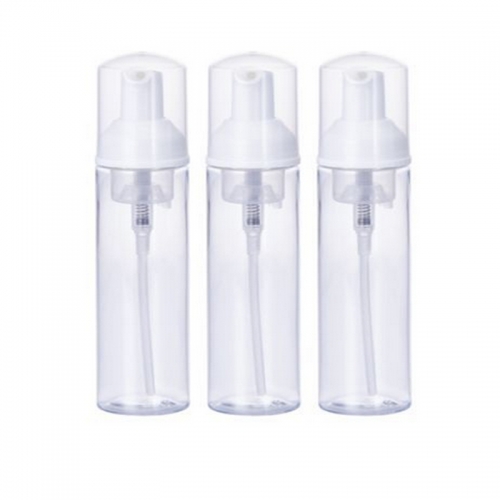 Free shipping 12pcs/lot 60ml PET clear foaming soap bottle,  plastic empty travel container foam pump bottles