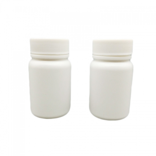10pcs/lot 60ml 60cc HDPE white Capsule pill bottle, empty plastic Pill container with Screw Cap
