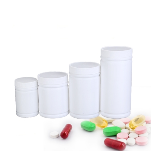 120pcs/lot 50cc 50ml HDPE white empty plastic pill bottle with Tamper proof Cap, empty capsule bottle with tamper evident cap