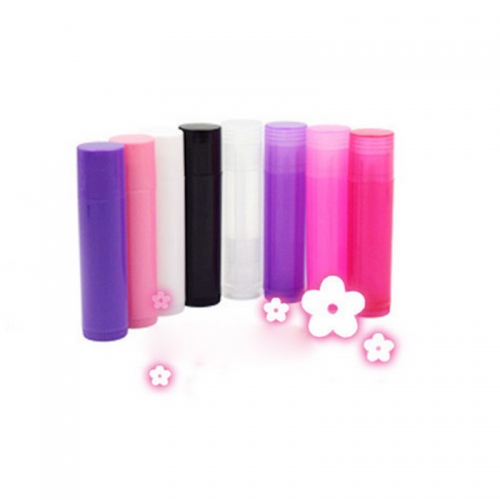 100pcs/lot 5ml plastic lip balm tube, empty refillable lipstick tubes for good quality