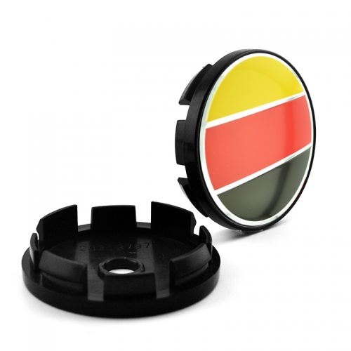 4pcs Germany Flag 61mm 2 3/8in Wheel Center Caps #288115G020