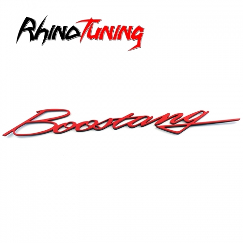 Rhino Tuning Mustang Boostang Car Styling Boostang Emblem For Mustang Shelby GT350 GT350R Turbo Auto Rear Boot Letter Badge 808