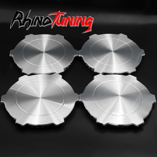 4pcs Chevrolet 220mm 8 21/32in Wheel Center Hub Caps Silver