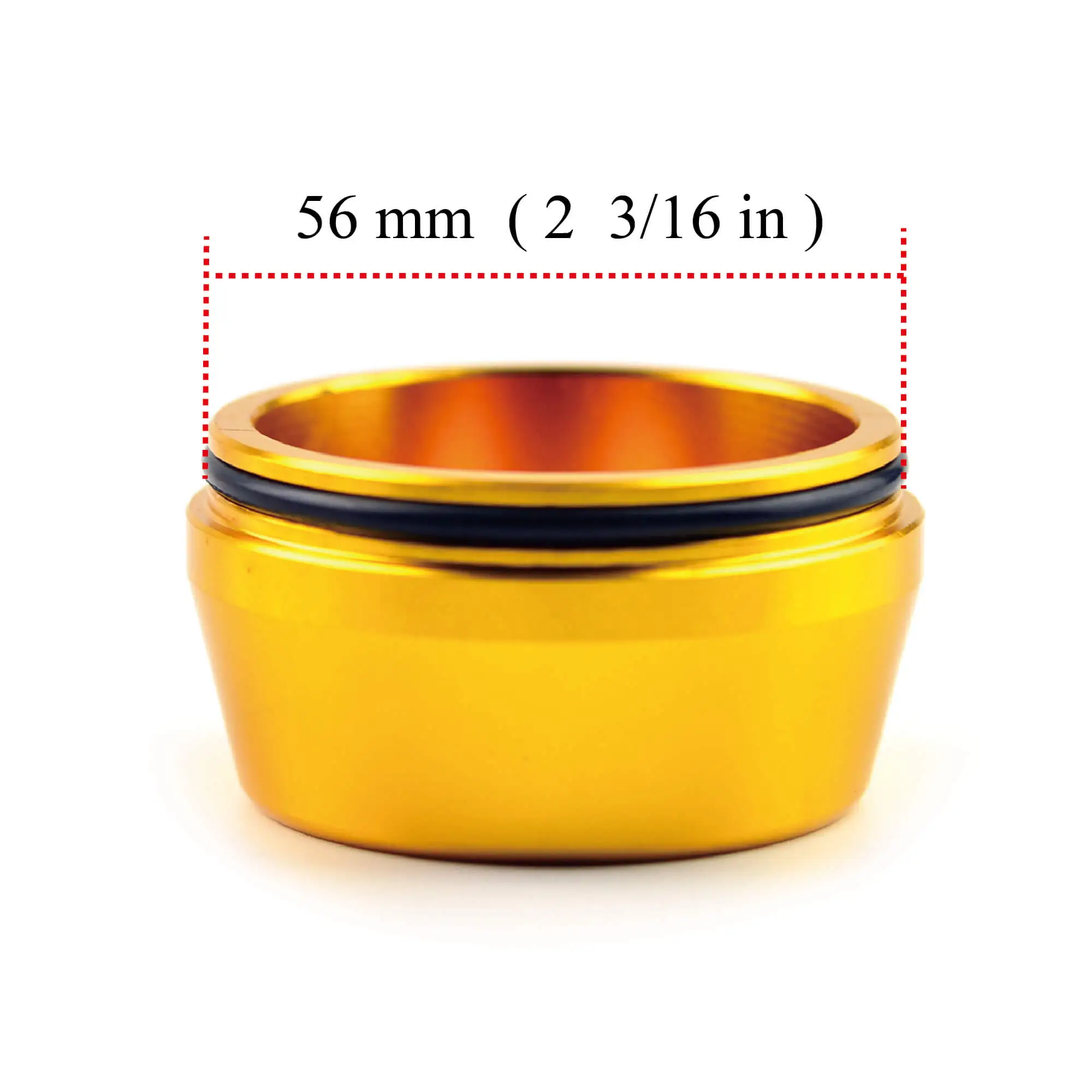 4pcs Universal 60mm 2 5/16in Wheel Hub Caps Gold Metal 3 format,webp