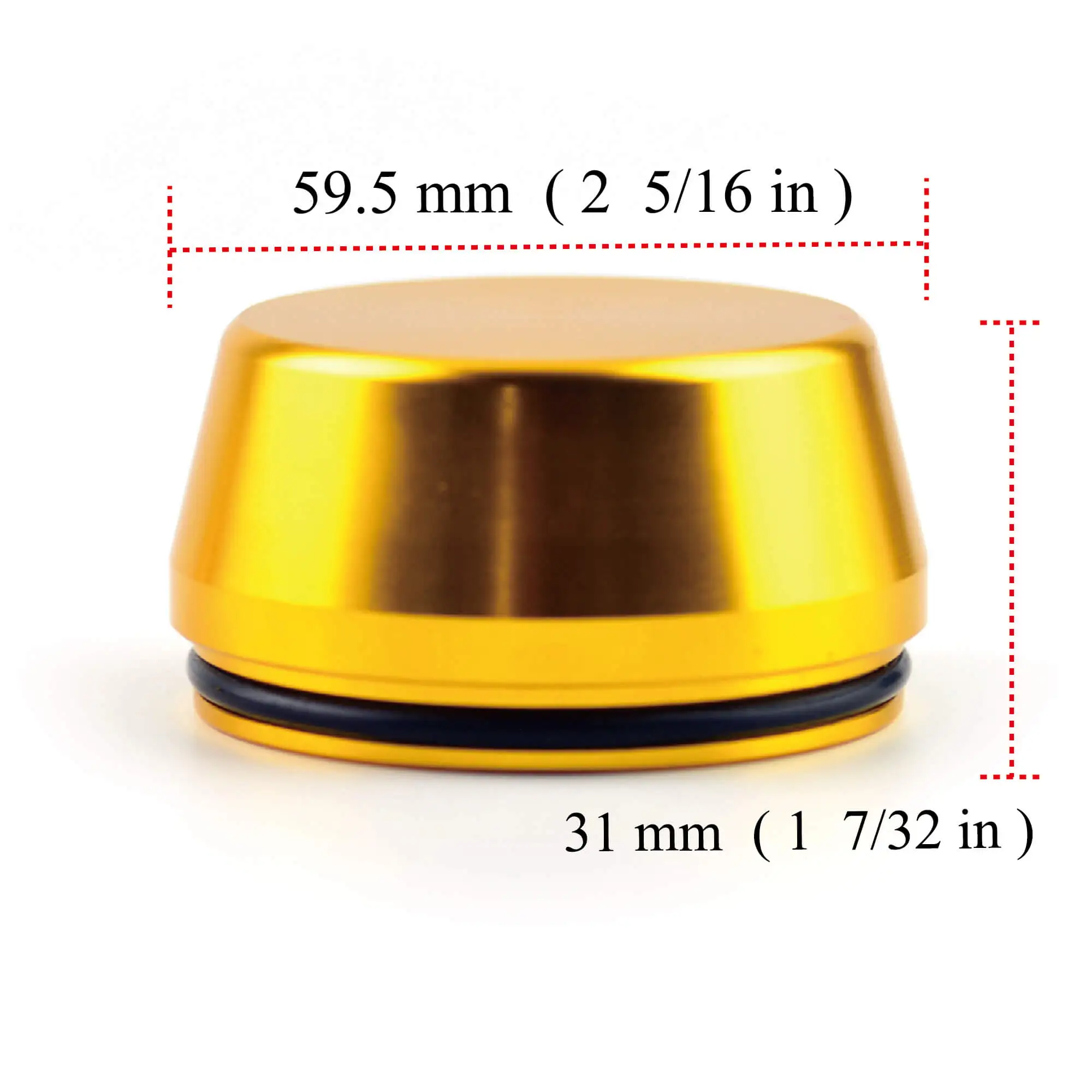 4pcs Universal 60mm 2 5/16in Wheel Hub Caps Gold Metal 2 format,webp