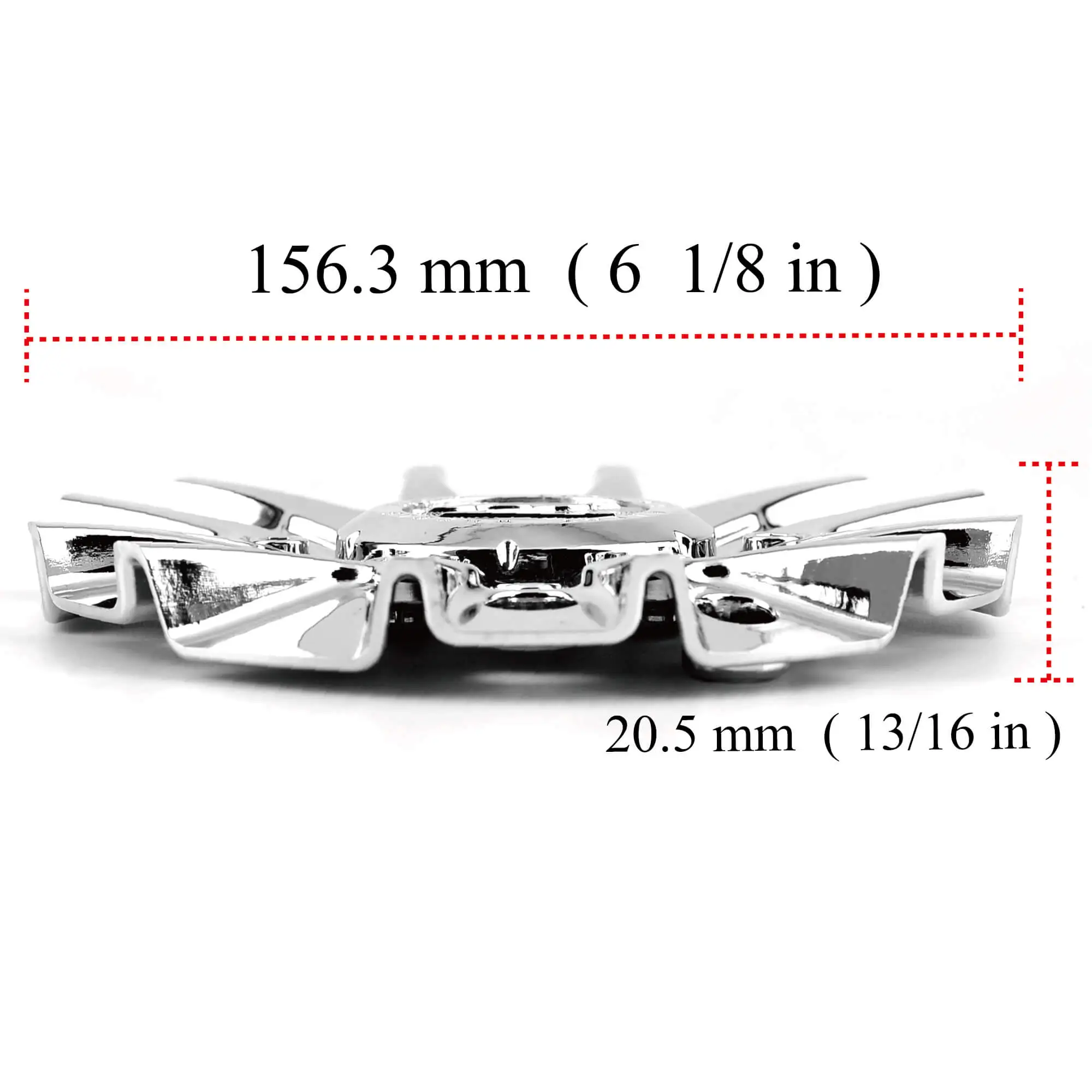4pcs ZINIK 156mm 6 1/8in Wheel Center Caps Silver Plating 1 format,webp