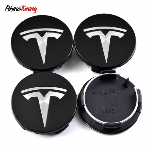 4pcs Tesla Model 3/S/X 57mm 2 1/4in Wheel Center Caps