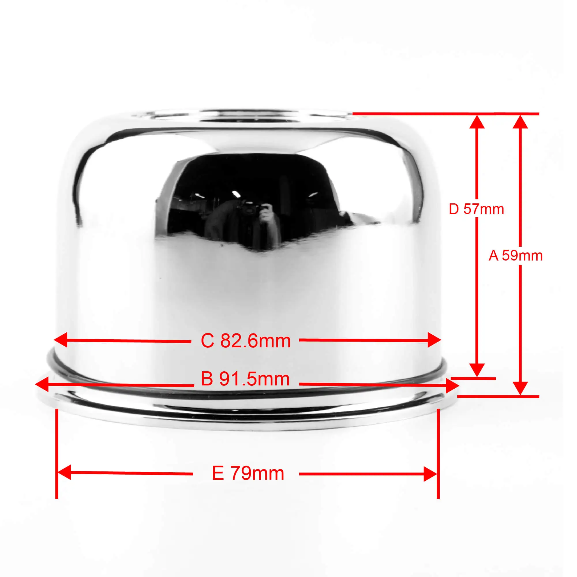 83mm 3.25in Push-Thru Center Caps for Weld Racing Eagle Alloys Wheel Rims - 20274027CH 1 3.25in Push-Thru Center Caps