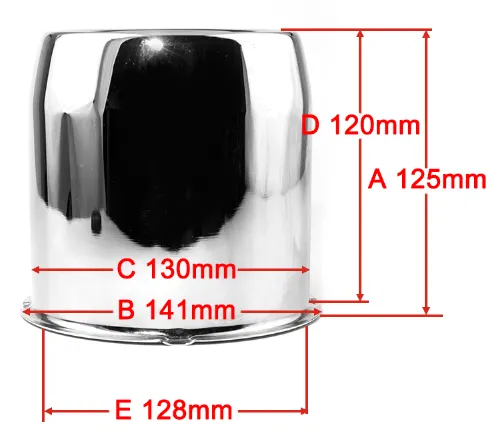 130mm 5.15 Push Through Center Caps For 5.15” Hole 1986 Ford F-250 Truck Rims - 20274035CH 1 format,webp