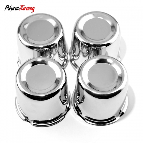 3.31" Push Through Center Caps for 3.31inch Center Bore Auto, Truck or Trailer Wheels Rims Chrome