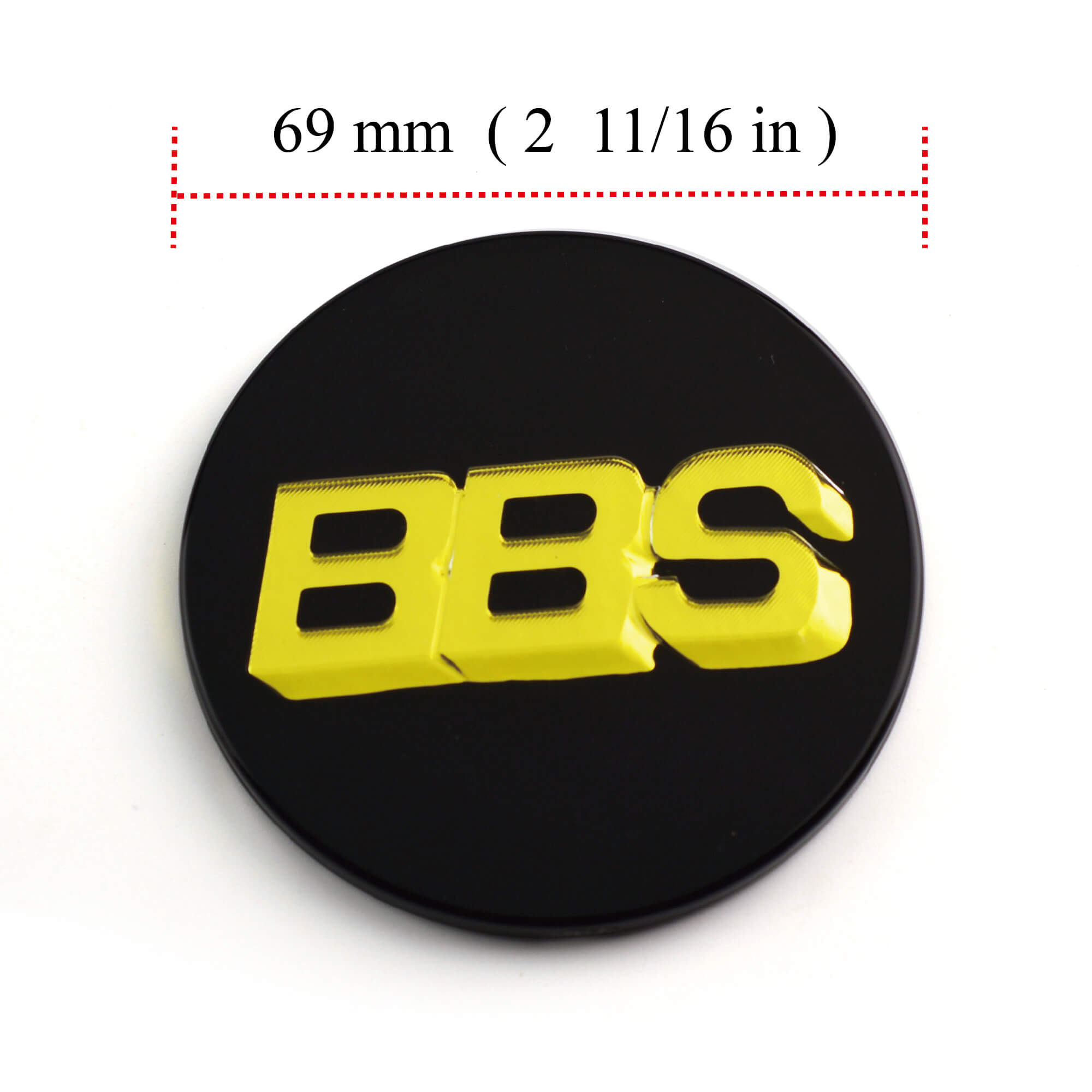 4pcs BBS 102mm 4in Hex Nut Center Caps 09.23.131 Combination Gold