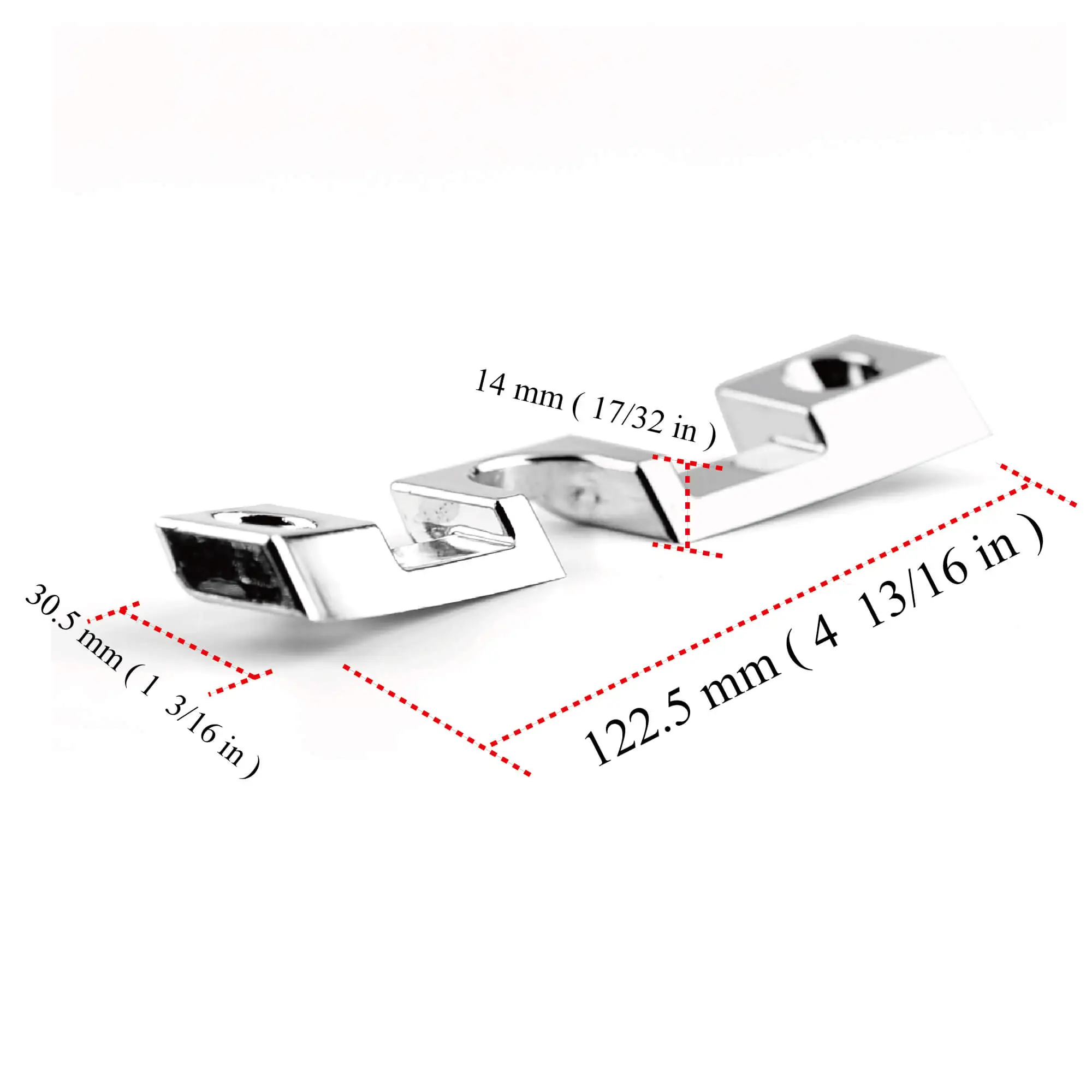 7pcs (1set)Mayhem Missile 18" Wheel Trim Strip Kit Silver Plating 1 format,webp