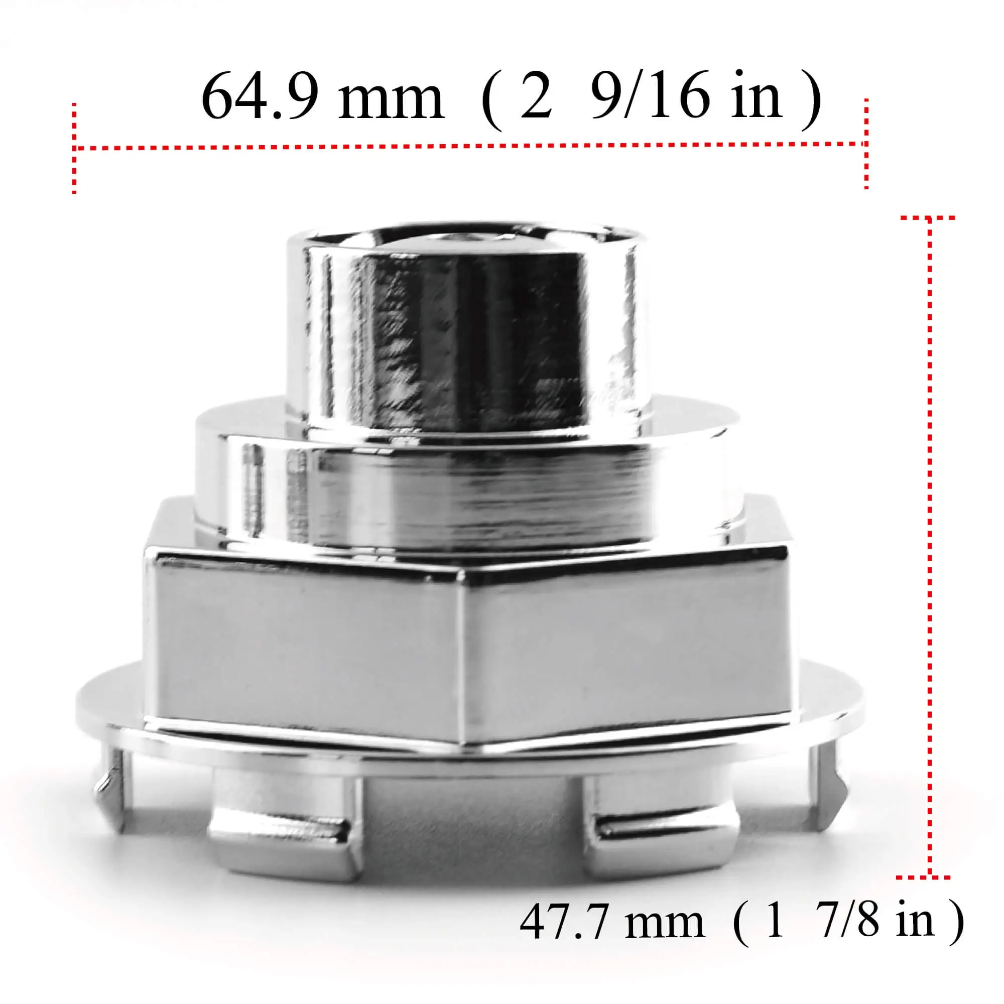 4pcs Universal 65mm 2 9/16in Wheel Center Caps Chrome 1 format,webp