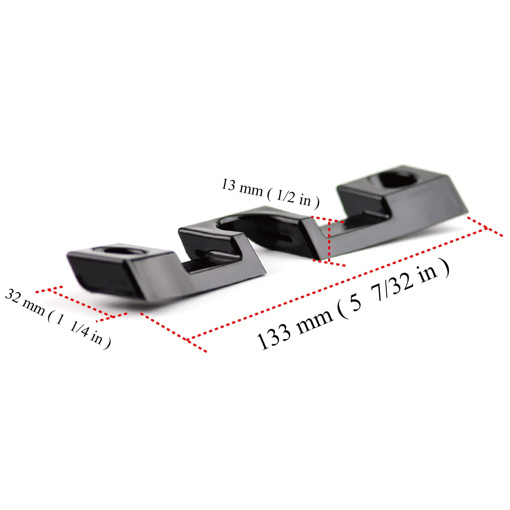 7pc(1set)Mayhem Missile 20" Wheel Trim Strip Kit Black 1 format,webp