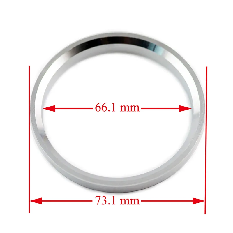 4pcs 73mm 2 27/32in Reducing Ring Aluminum Alloy Auto Parts Silver 1 format,webp