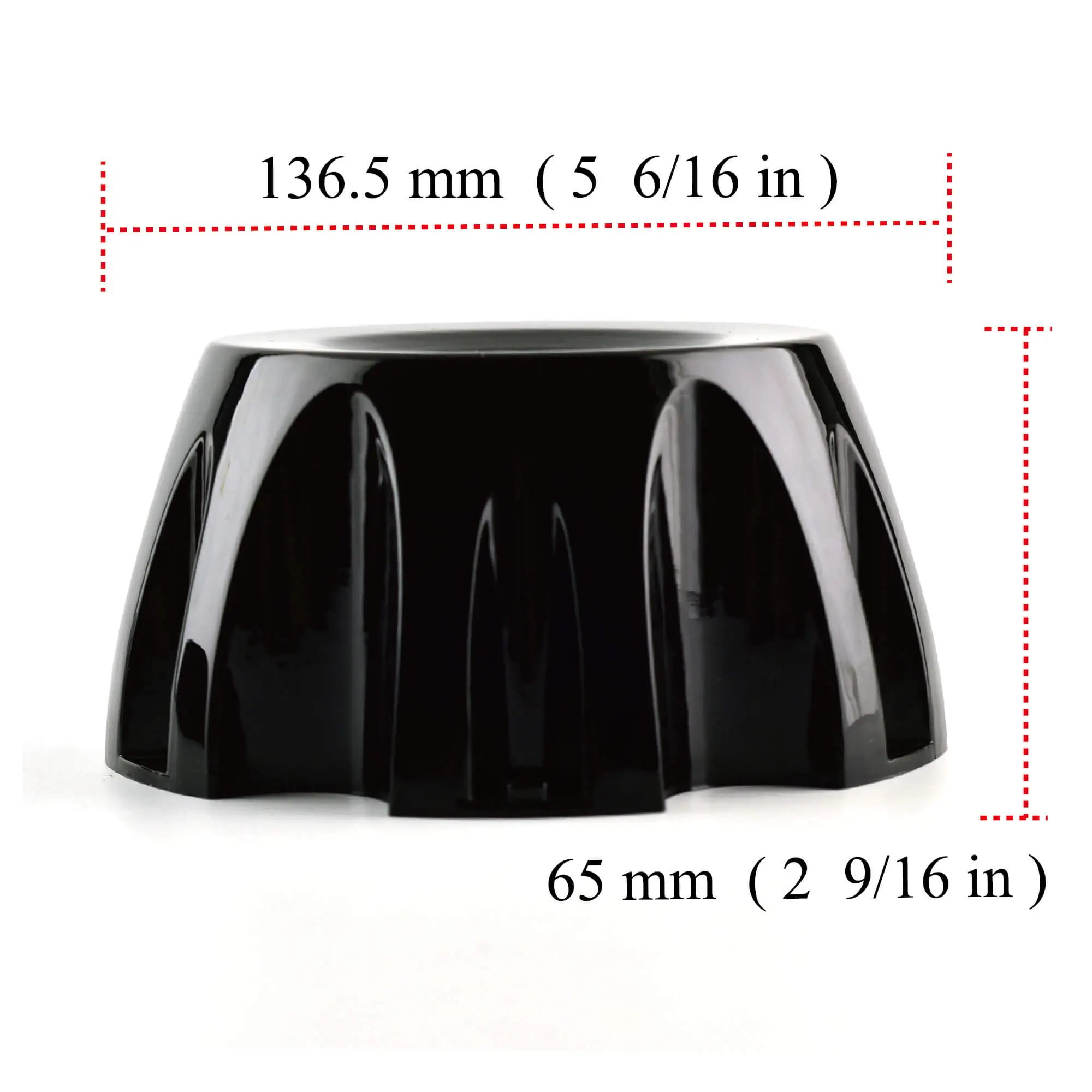 4pcs 137mm 5 3/8in Wheel Center Caps Bright Black 1 format,webp