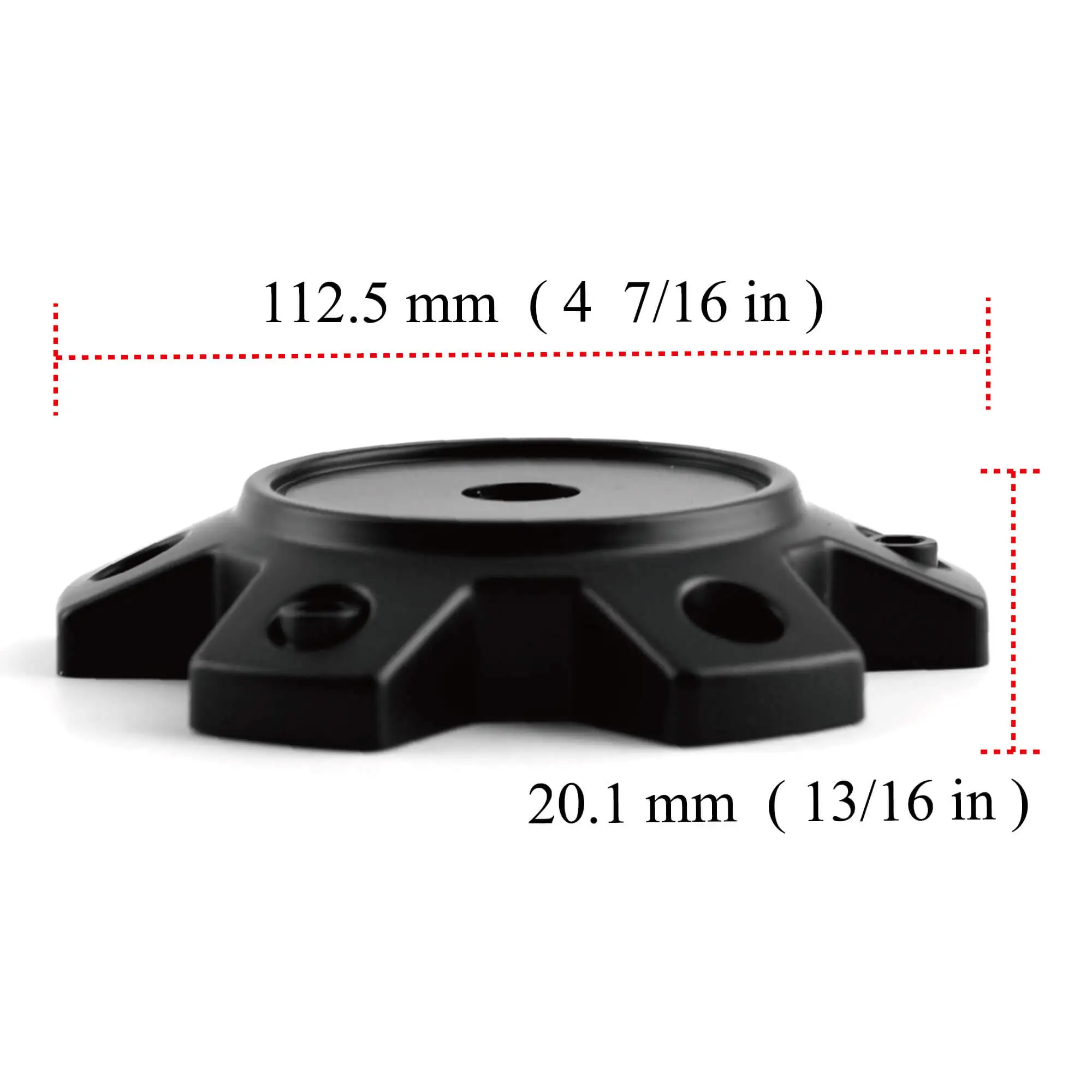 4pcs Black Rhino 113mm 4/16in Wheel Center Caps #C-728 Matte Black 1 format,webp