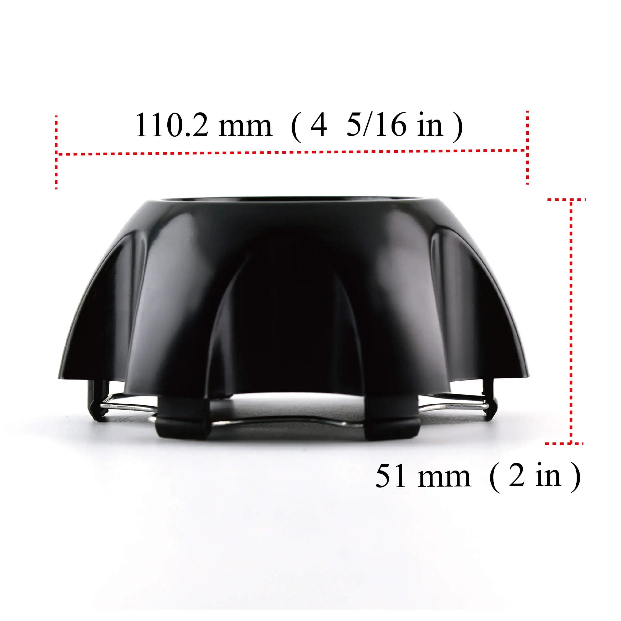 4pcs 110mm 4 5/16in Wheel Center Caps Black 1 format,webp