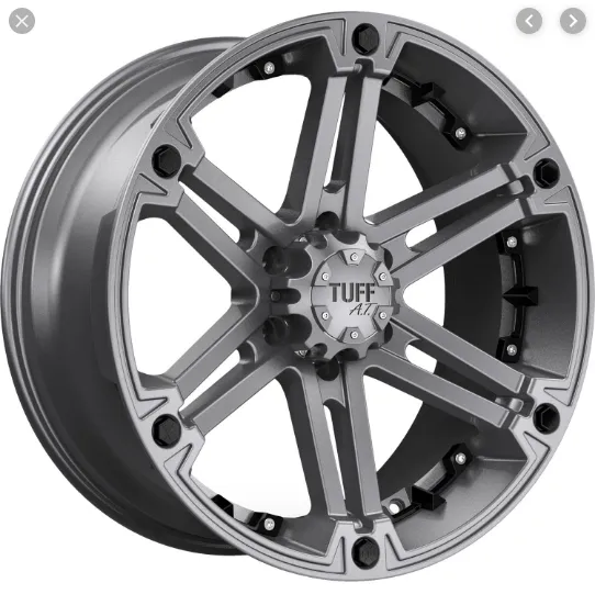 6pcs (1set) TUFF T-01 20" Wheel Trim Strip Kit Black 3 format,webp
