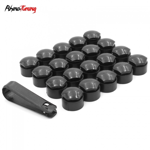 20pcs Audi Black Wheel Rim Nut Dust Caps For Q5 A6