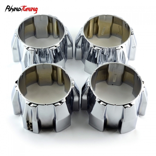 4pcs ION Alloy 138mm 5 13/32in Wheel Center Caps #C101711-0 Silver