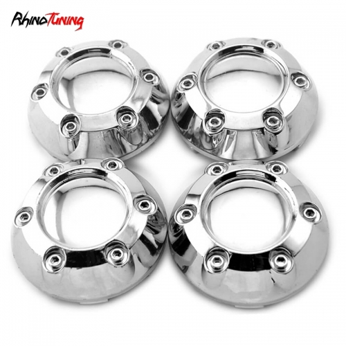 4pcs 68mm 2 21/32in Wheel Center Caps Chrome