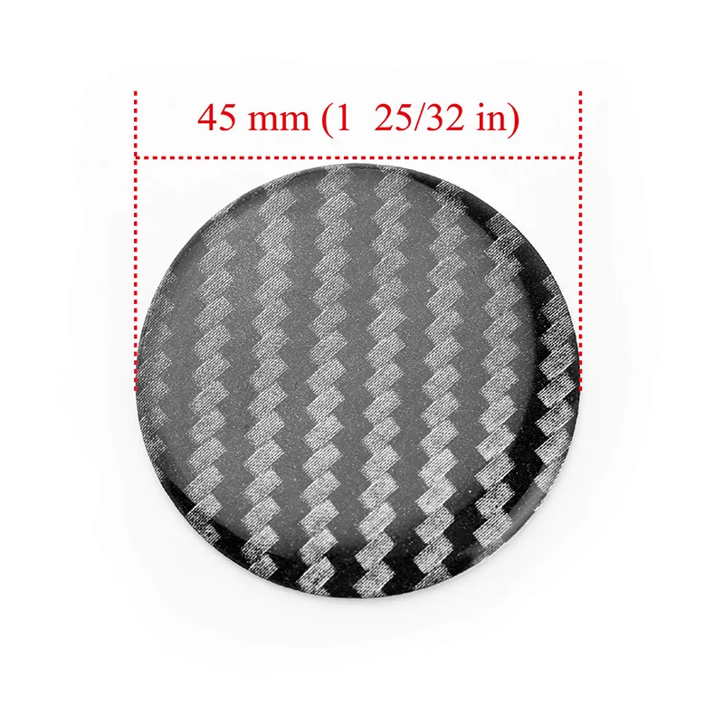 4pcs Imitation Carbon Fiber Texture 45mm 1 25/32in Rim Center Cap Sticker Aluminum - 20214337x4 1 format,webp
