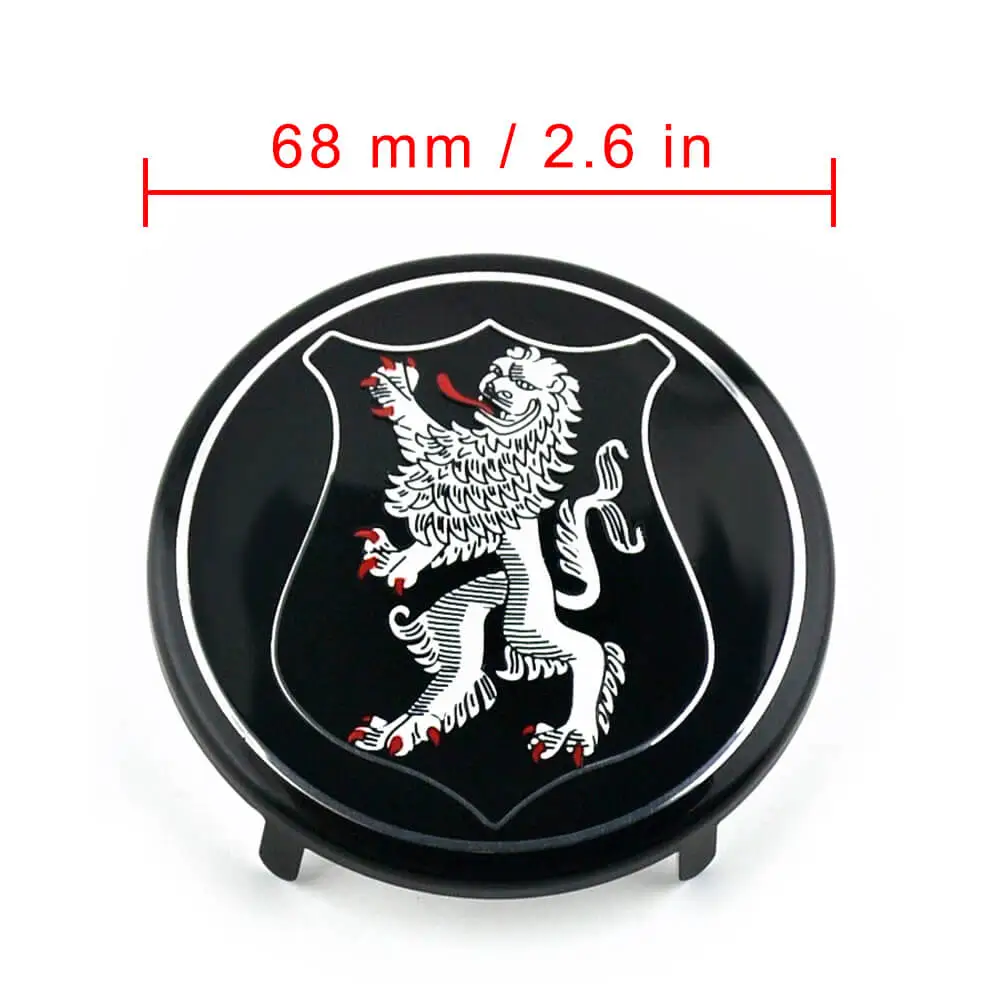 4pcs BMW Bavaria Coat Of Arms 68mm 2 21/32in Center Cap Sticker Aluminum - 20214008 2 format,webp