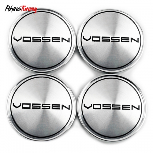4pcs VOSSEN 61mm 2 3/8in Wheel Center Caps #288115G020 Silver