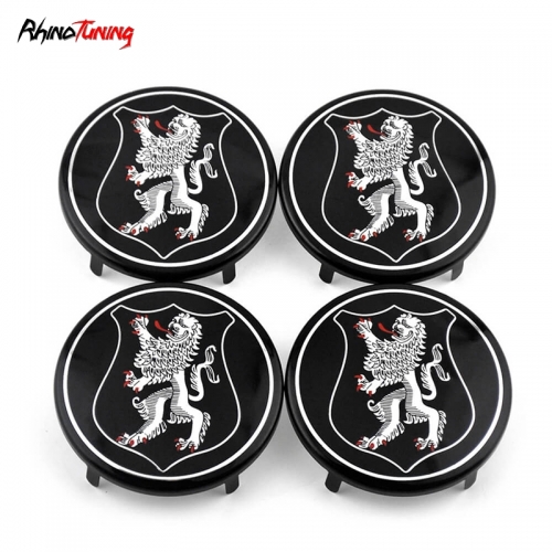 4pcs BMW Bavaria Coat Of Arms 68mm 2 21/32in Center Cap Sticker Aluminum