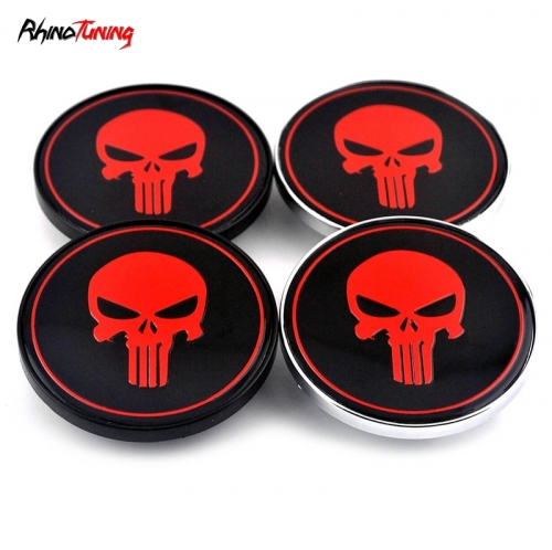 4pcs Land Rover Punisher 63mm 2 7/16in Wheel Center Caps #RRJ000010XXX Two Base Colors