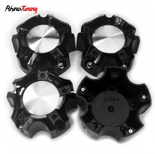 4pcs Ballistic Or Incubus 112mm 4 13/32in Wheel Center Cap #LG0805-13 With Screws Black Or Silver Decal