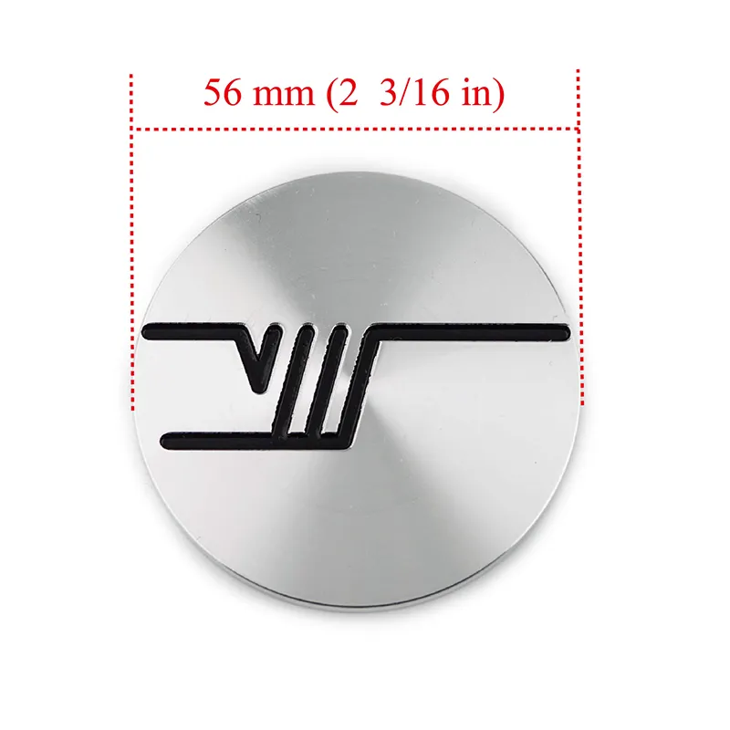 56mm Skoda V Wheel Center Cap Sticker Decal Mental - 20214467 1 format,webp