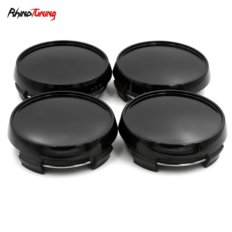 65mm (2.54in) Universal Wheel Center Caps Chrome Or Black