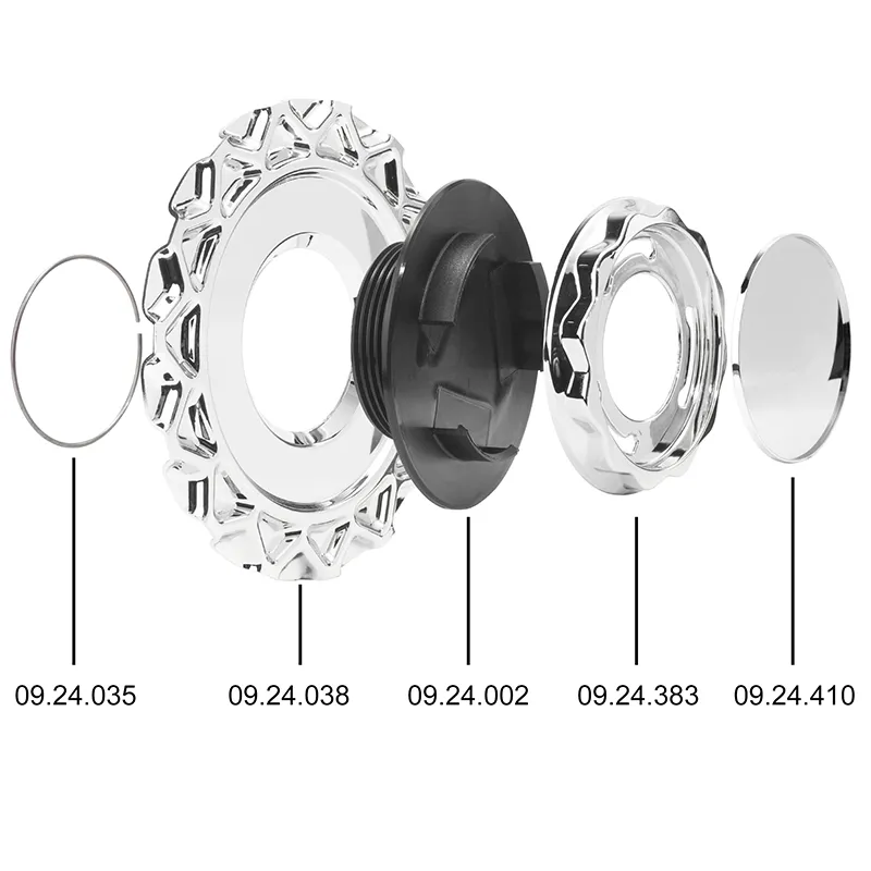 1pc BBS 151mm 5 15/16in Wheel Center Cap #09.24.002 Combination Chrome - 20277084B 1 format,webp