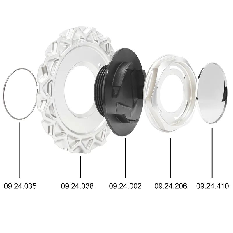 1pc BBS 151mm 5 15/16in Wheel Center Cap #09.24.206 Combination Silver - 20277085A 1 format,webp