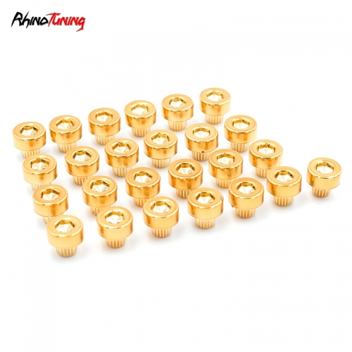 100pcs Universal Wheel Rim Lip Rivets Nuts