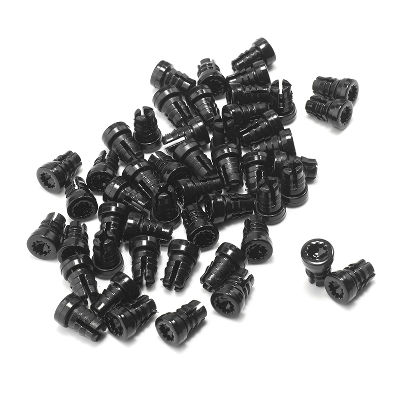 100pcs 10mm 0.39in Wheel Rivets Nuts Lip Replacement For 7.9mm 0.31in ...